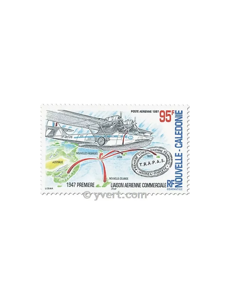 n° 345/346 -  Timbre Nelle-Calédonie Poste aérienne