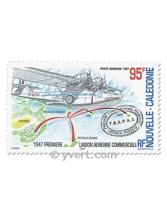 n° 345/346 -  Timbre Nelle-Calédonie Poste aérienne