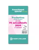 Assortiment de pochettes (double soudure) : 2024 -1e sem. (Jeux Autoadhésifs)