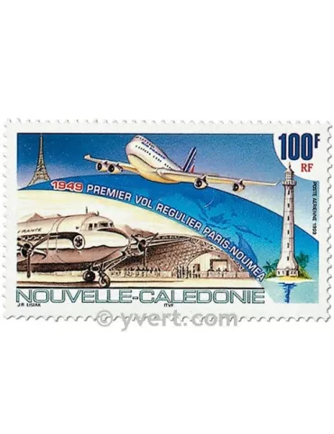 n° 347 -  Timbre Nelle-Calédonie Poste aérienne 2