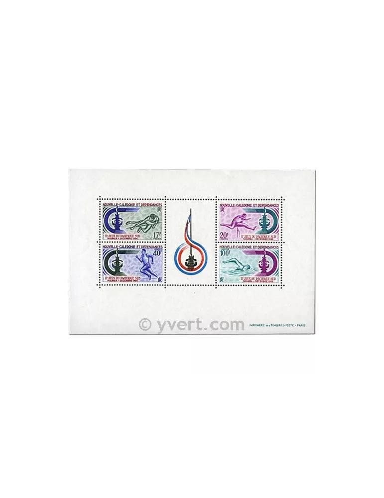n° 3 -  Timbre Nelle-Calédonie Bloc et feuillets