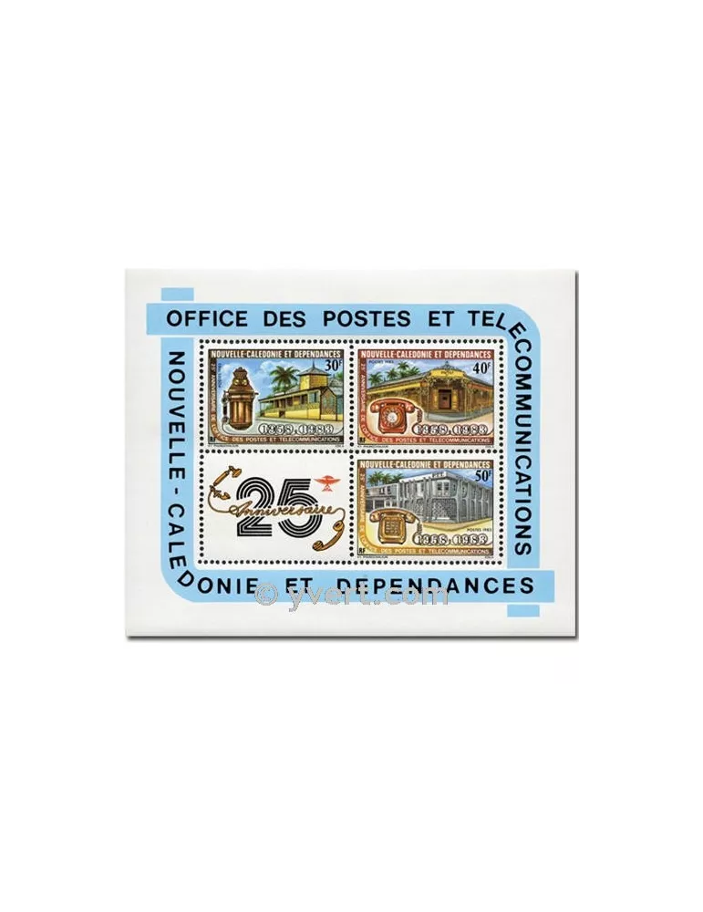 n° 5 -  Timbre Nelle-Calédonie Bloc et feuillets