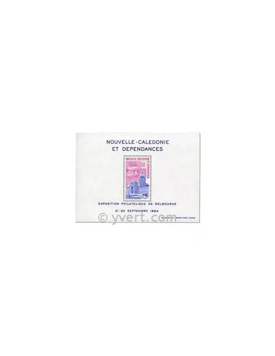 n° 6 -  Timbre Nelle-Calédonie Bloc et feuillets