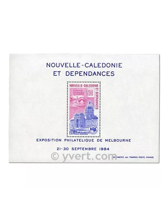 n° 6 -  Timbre Nelle-Calédonie Bloc et feuillets