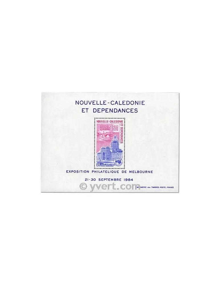 n° 6 -  Timbre Nelle-Calédonie Bloc et feuillets