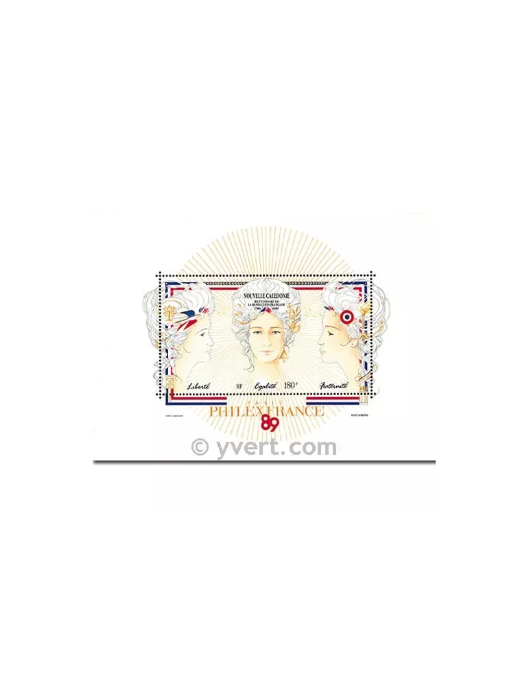 n° 9 -  Timbre Nelle-Calédonie Bloc et feuillets
