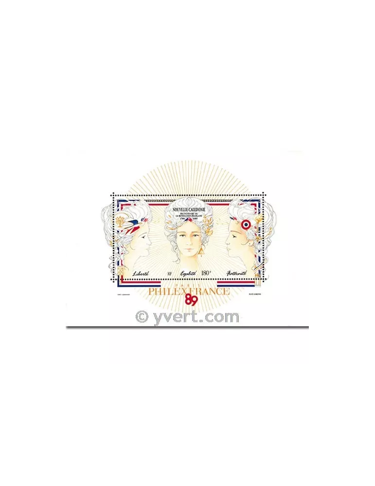 n° 9 -  Timbre Nelle-Calédonie Bloc et feuillets
