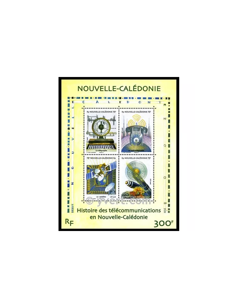 n° 38 -  Timbre Nelle-Calédonie Bloc et feuillets
