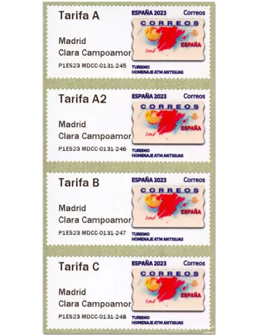 n° 193 - Timbre ESPAGNE Timbres de distributeurs