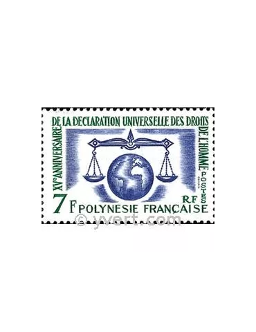 n° 25 -  Timbre Polynésie Poste