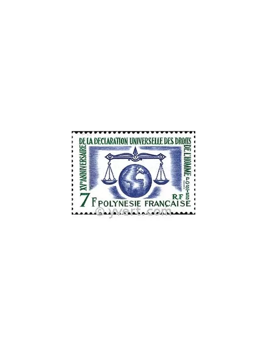 n° 25 -  Timbre Polynésie Poste