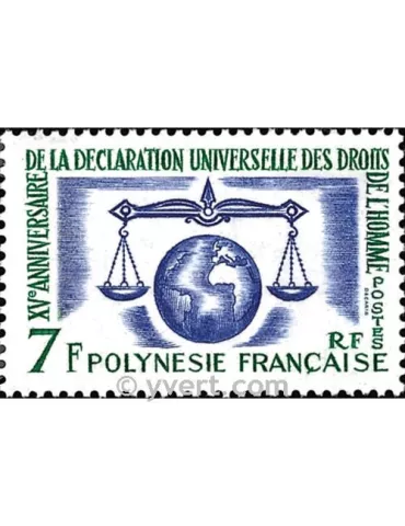 n° 25 -  Timbre Polynésie Poste 2