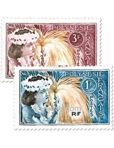 n° 27/28 -  Timbre Polynésie Poste 2