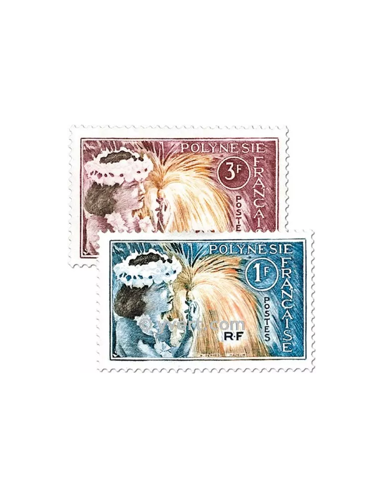 n° 27/28 -  Timbre Polynésie Poste