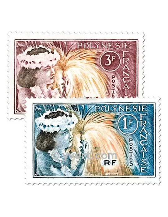 n° 27/28 -  Timbre Polynésie Poste