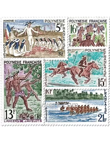 n° 47/51 -  Timbre Polynésie Poste 2