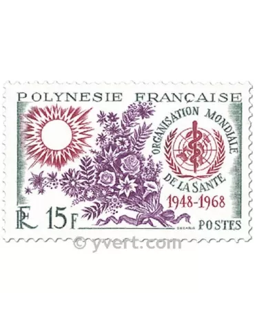 n° 60/61 -  Timbre Polynésie Poste 2