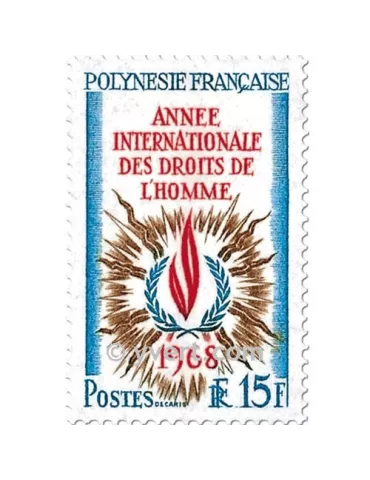 n° 62/63 -  Timbre Polynésie Poste 2