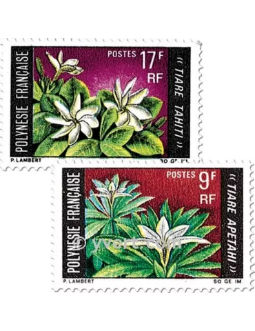 n° 64/65 -  Timbre Polynésie Poste 2