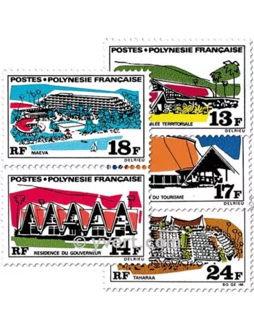 n° 72/76 -  Timbre Polynésie Poste 2