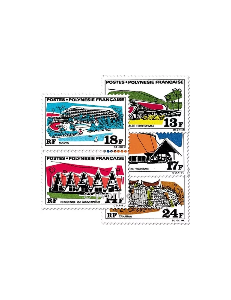 n° 72/76 -  Timbre Polynésie Poste