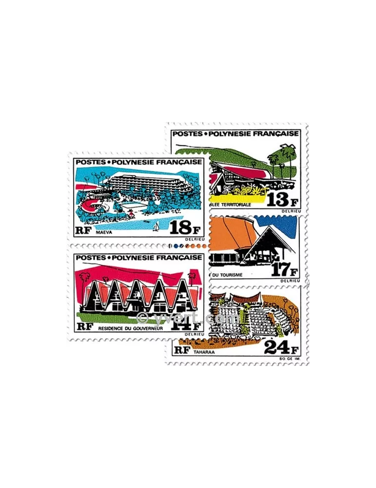 n° 72/76 -  Timbre Polynésie Poste