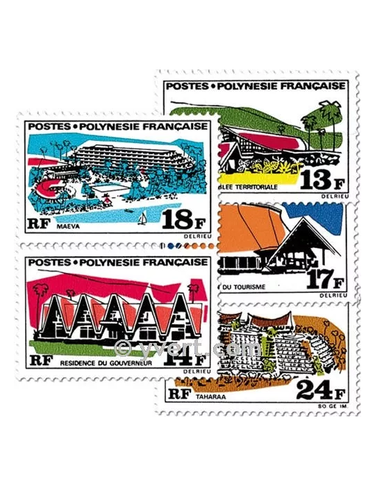 n° 72/76 -  Timbre Polynésie Poste