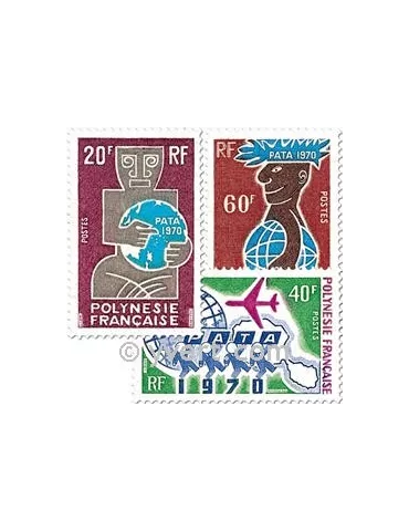n° 77/79 -  Timbre Polynésie Poste