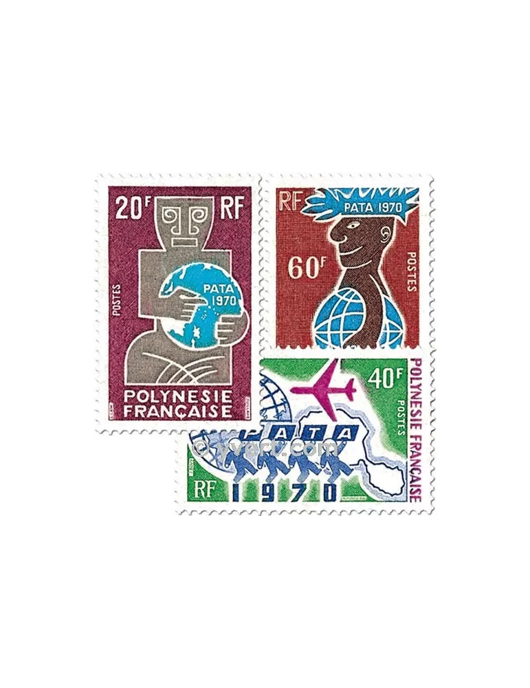 n° 77/79 -  Timbre Polynésie Poste