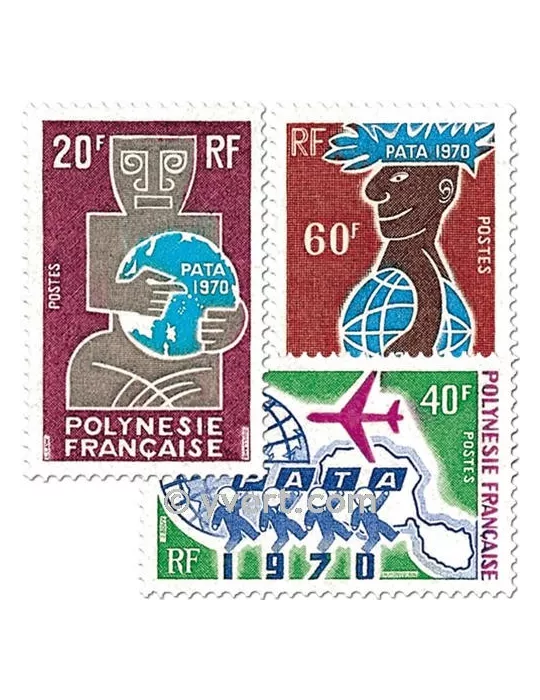 n° 77/79 -  Timbre Polynésie Poste