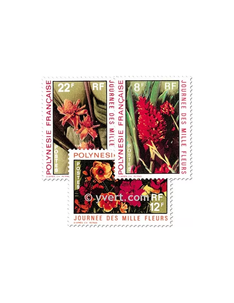 n° 83/85 -  Timbre Polynésie Poste