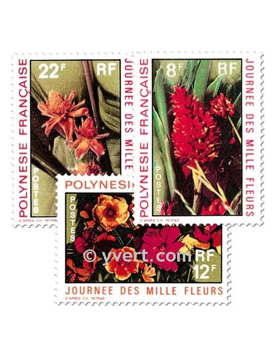 n° 83/85 -  Timbre Polynésie Poste