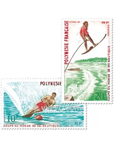 n° 86/88 -  Timbre Polynésie Poste 2