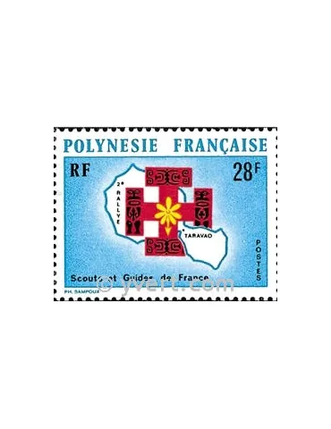 n° 91 -  Timbre Polynésie Poste