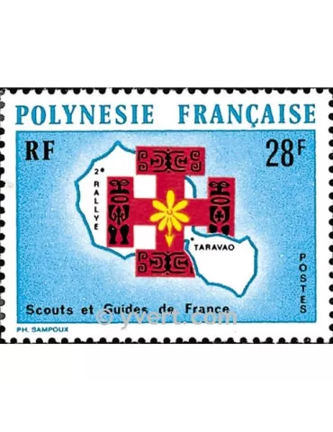n° 91 -  Timbre Polynésie Poste 2