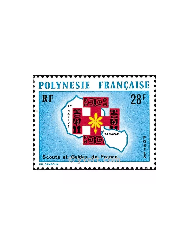 n° 91 -  Timbre Polynésie Poste