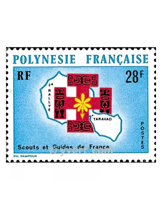 n° 91 -  Timbre Polynésie Poste
