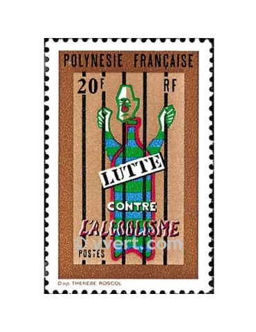 n° 92 -  Timbre Polynésie Poste 2