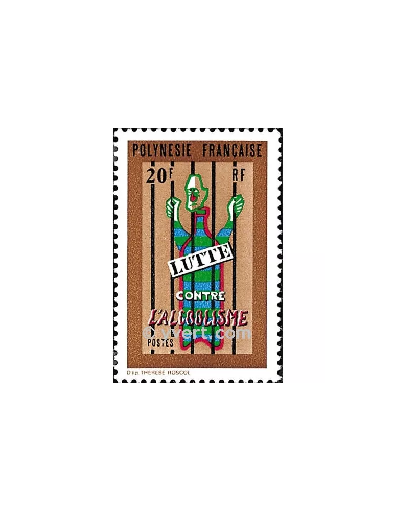 n° 92 -  Timbre Polynésie Poste