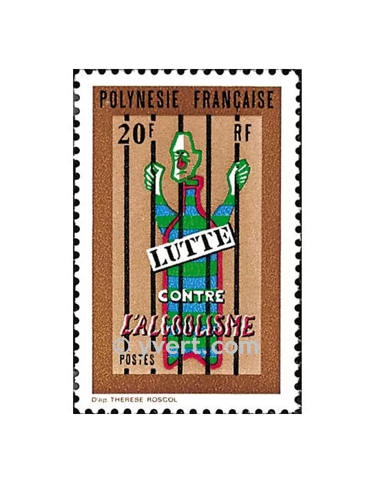 n° 92 -  Timbre Polynésie Poste