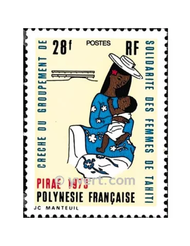 n° 93 -  Timbre Polynésie Poste 2