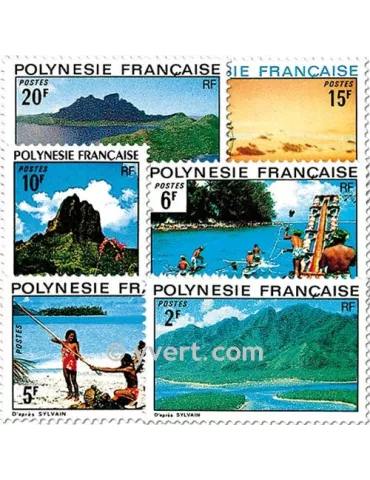 n° 97/102 -  Timbre Polynésie Poste 2