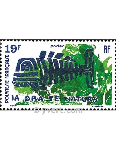 n° 105 -  Timbre Polynésie Poste 2