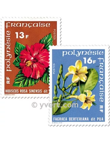 n° 119/120 -  Timbre Polynésie Poste 2