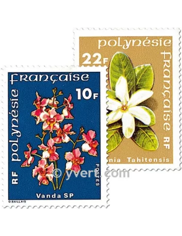 n° 128/129 -  Timbre Polynésie Poste 2