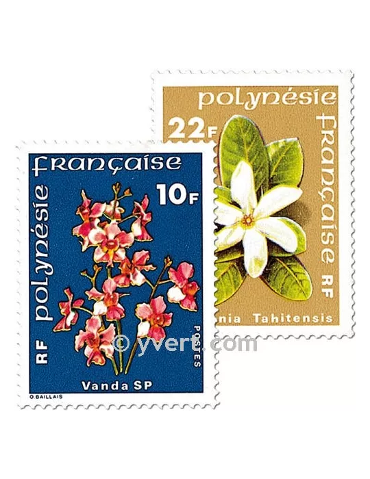 n° 128/129 -  Timbre Polynésie Poste