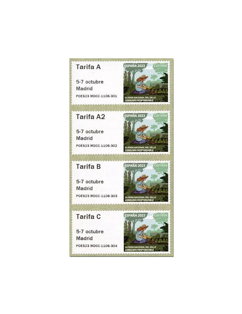 n° 202 - Timbre ESPAGNE Timbres de distributeurs