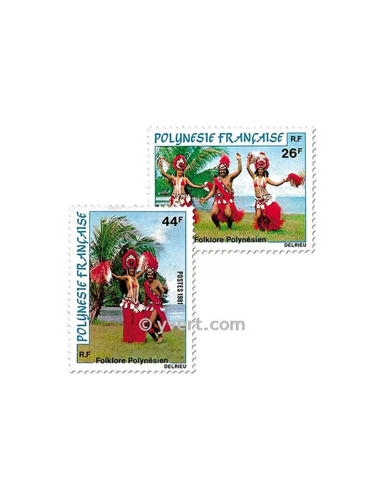 n° 165/167 -  Timbre Polynésie Poste