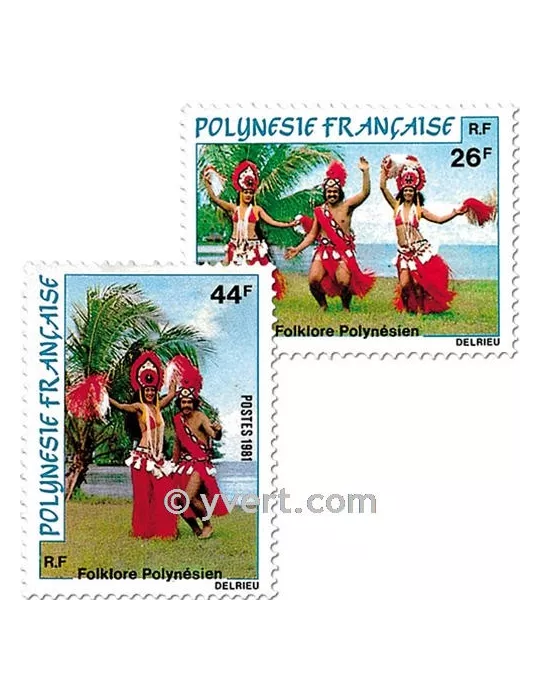 n° 165/167 -  Timbre Polynésie Poste