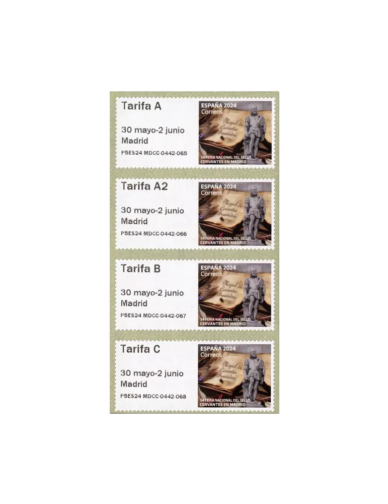 n° 206 - Timbre ESPAGNE Timbres de distributeurs